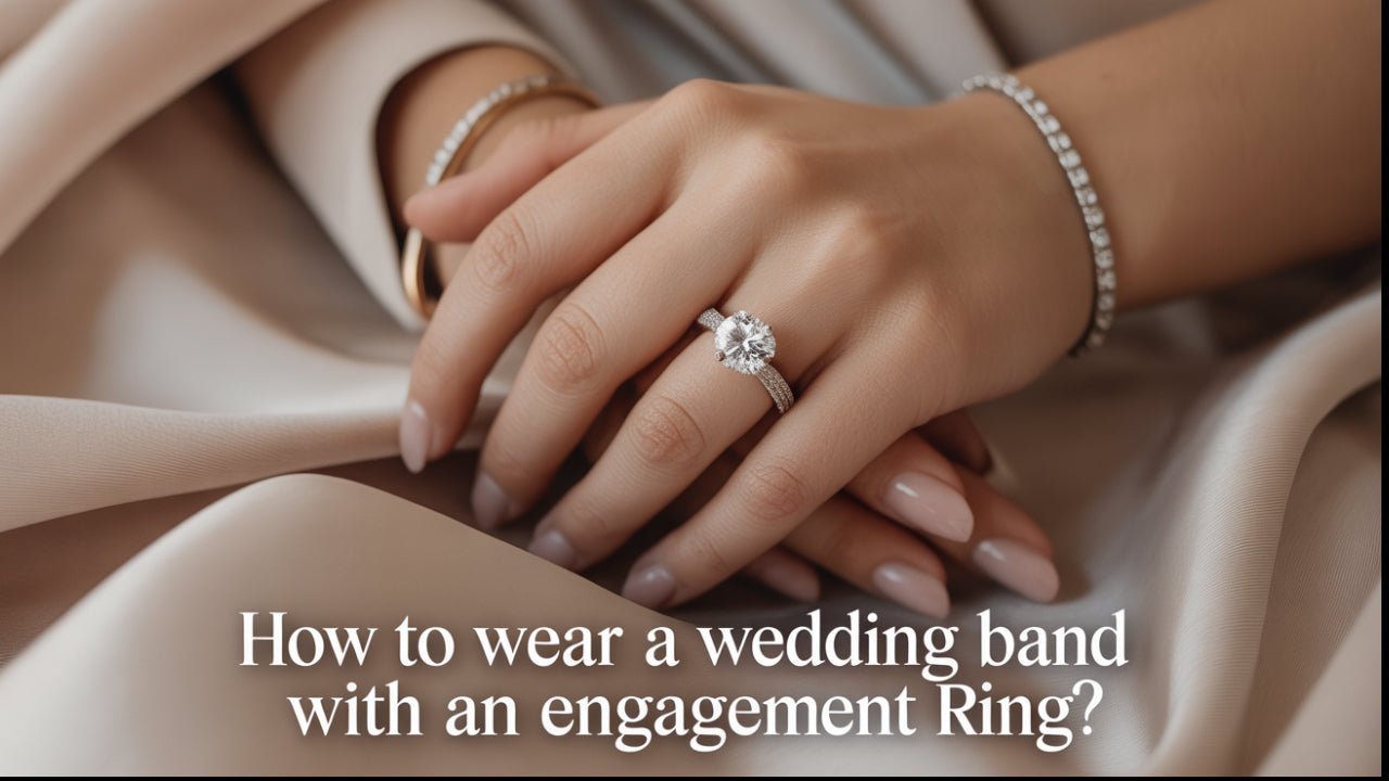 How to Wear a Wedding Band with an Engagement Ring?
