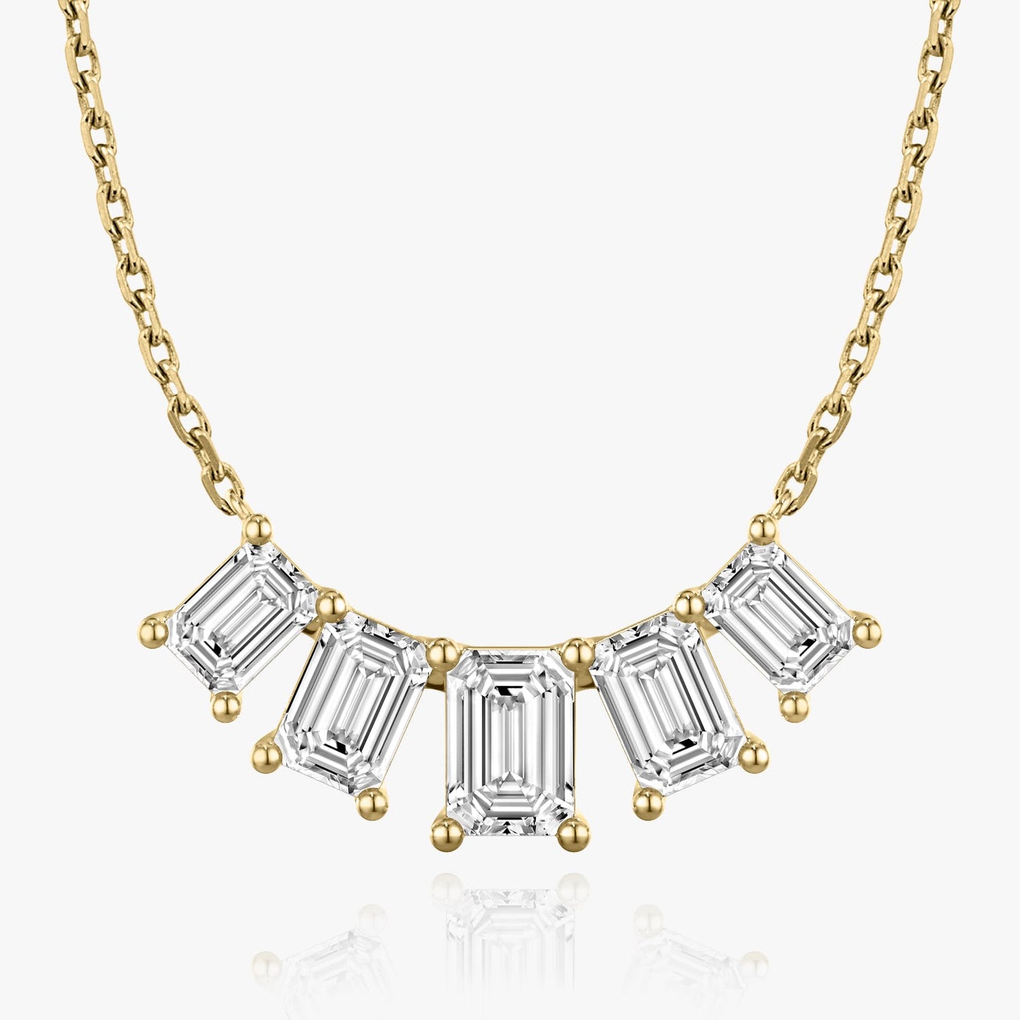 3.50 TCW Emerald CVD F/VS Diamond Necklace 3