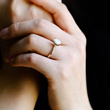 Stunning 1.0 - 2.0 CT Oval Moissanite Engagement Ring with Hidden Halo Design 4