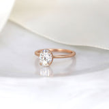 Stunning 1.5 CT Oval Moissanite Engagement Ring with Hidden Halo Design 2
