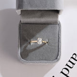 Stunning 1.5 - 2.5 CT Cushion Moissanite Engagement Ring with Hidden Halo Design 4