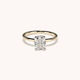 Stunning 1.80 CT Cushion Moissanite Engagement Ring with Hidden Halo Design 1
