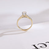 Stunning 1.5 - 2.5 CT Cushion Moissanite Engagement Ring with Hidden Halo Design 6