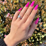 Stunning 1.73 CT Emerald Moissanite Engagement Ring with Hidden Halo & Pave Design 4