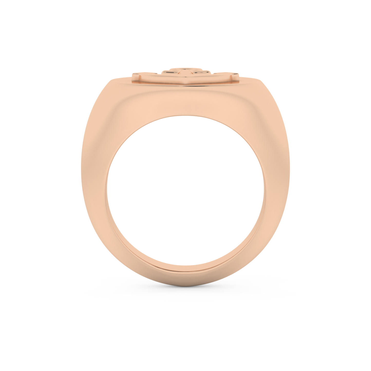 Anchor Wedding Band Moissanite – Yellow, White, or Rose Gold