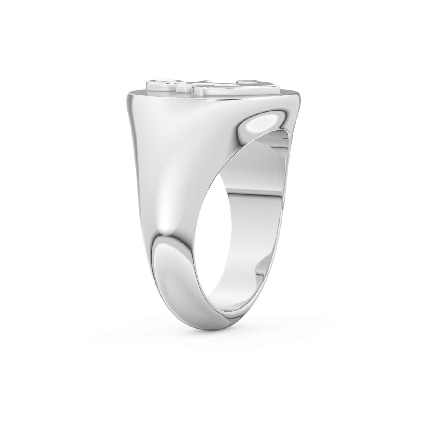 Anchor Wedding Band Moissanite – Yellow, White, or Rose Gold