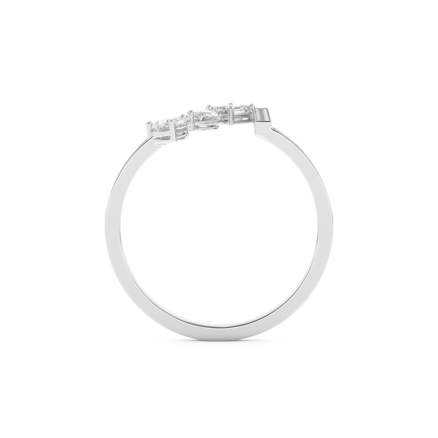 Full Eternity Wedding Band with 0.569 CT Pear, Round, Emerald & Marquise Cut Moissanite – Yellow, White, or Rose Gold
