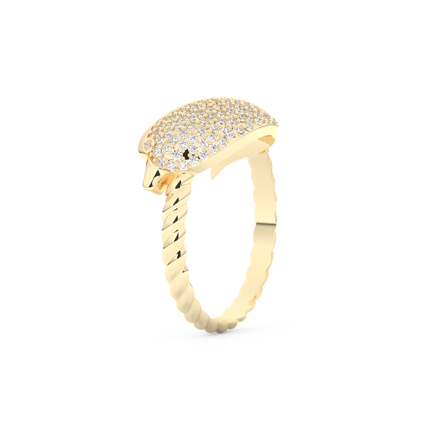 Wedding Band with 0.305 CT Round Cut Moissanite – Yellow, White, or Rose Gold