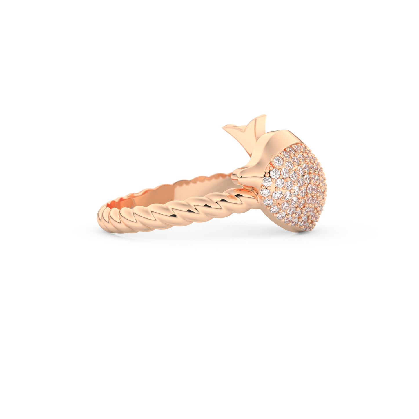 Wedding Band with 0.305 CT Round Cut Moissanite – Yellow, White, or Rose Gold