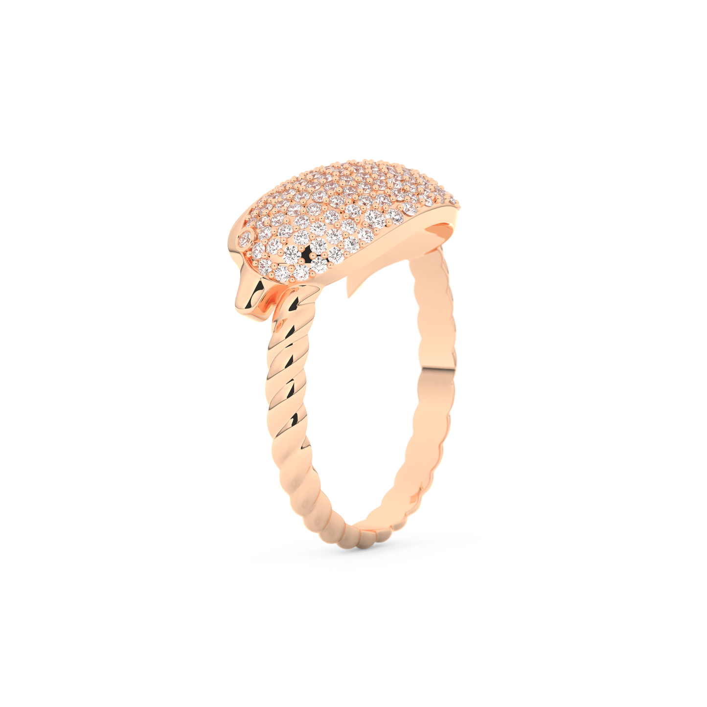 Wedding Band with 0.305 CT Round Cut Moissanite – Yellow, White, or Rose Gold