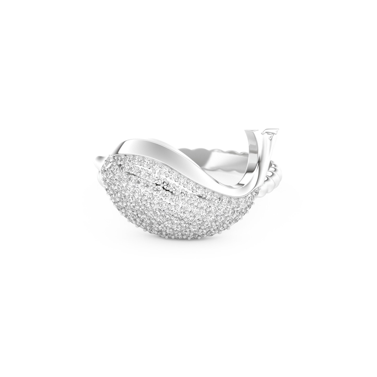 Wedding Band with 0.305 CT Round Cut Moissanite – Yellow, White, or Rose Gold