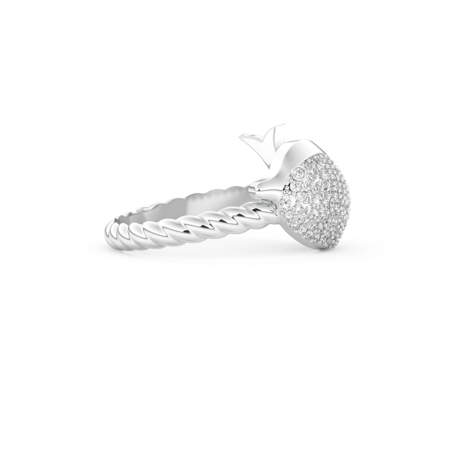 Wedding Band with 0.305 CT Round Cut Moissanite – Yellow, White, or Rose Gold