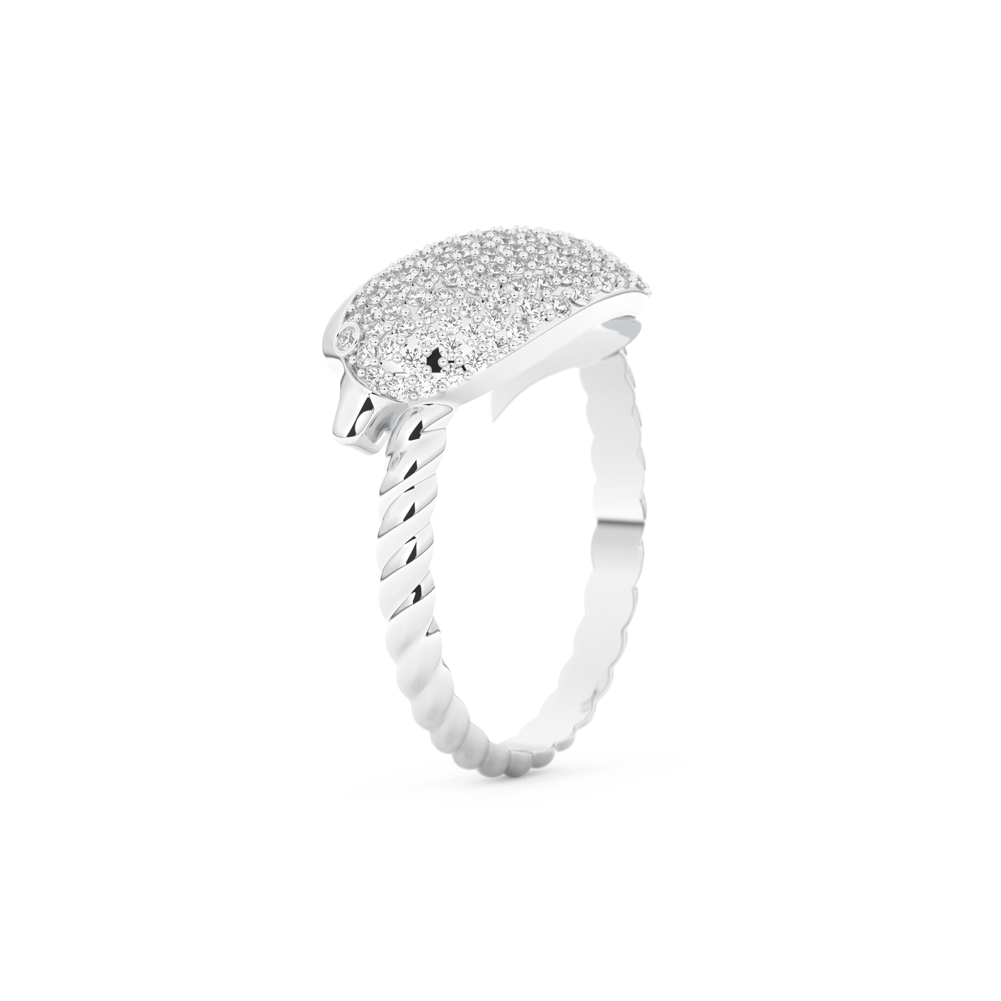 Wedding Band with 0.305 CT Round Cut Moissanite – Yellow, White, or Rose Gold
