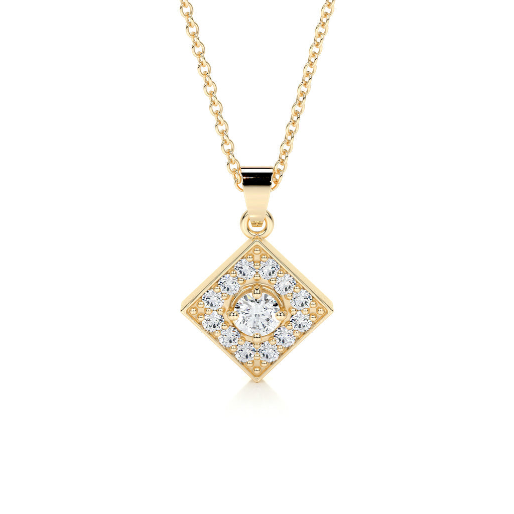 0.25 CT Round CVD F/VS Diamond Necklace 8