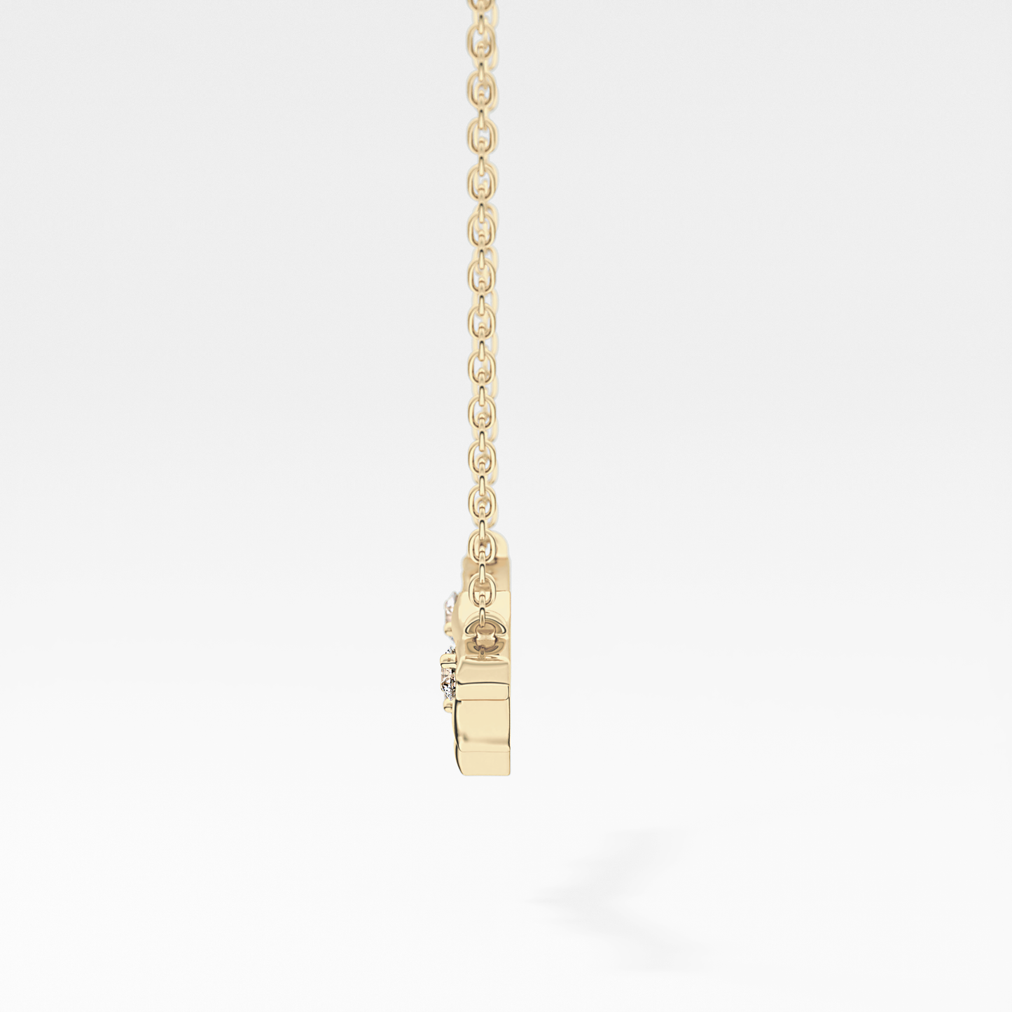 Classic 0.7 TCW Round Moissanite Diamond Pendant