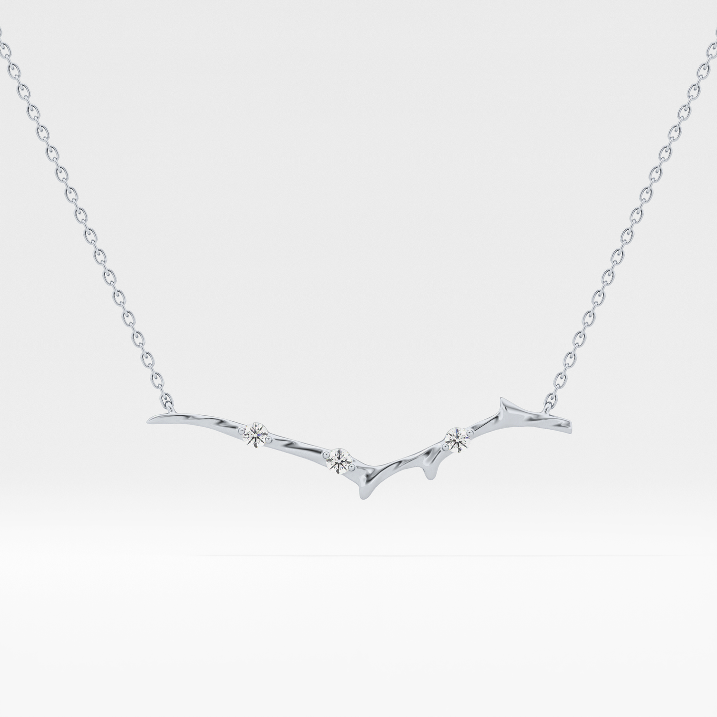 Classic 0.7 TCW Round Moissanite Diamond Pendant