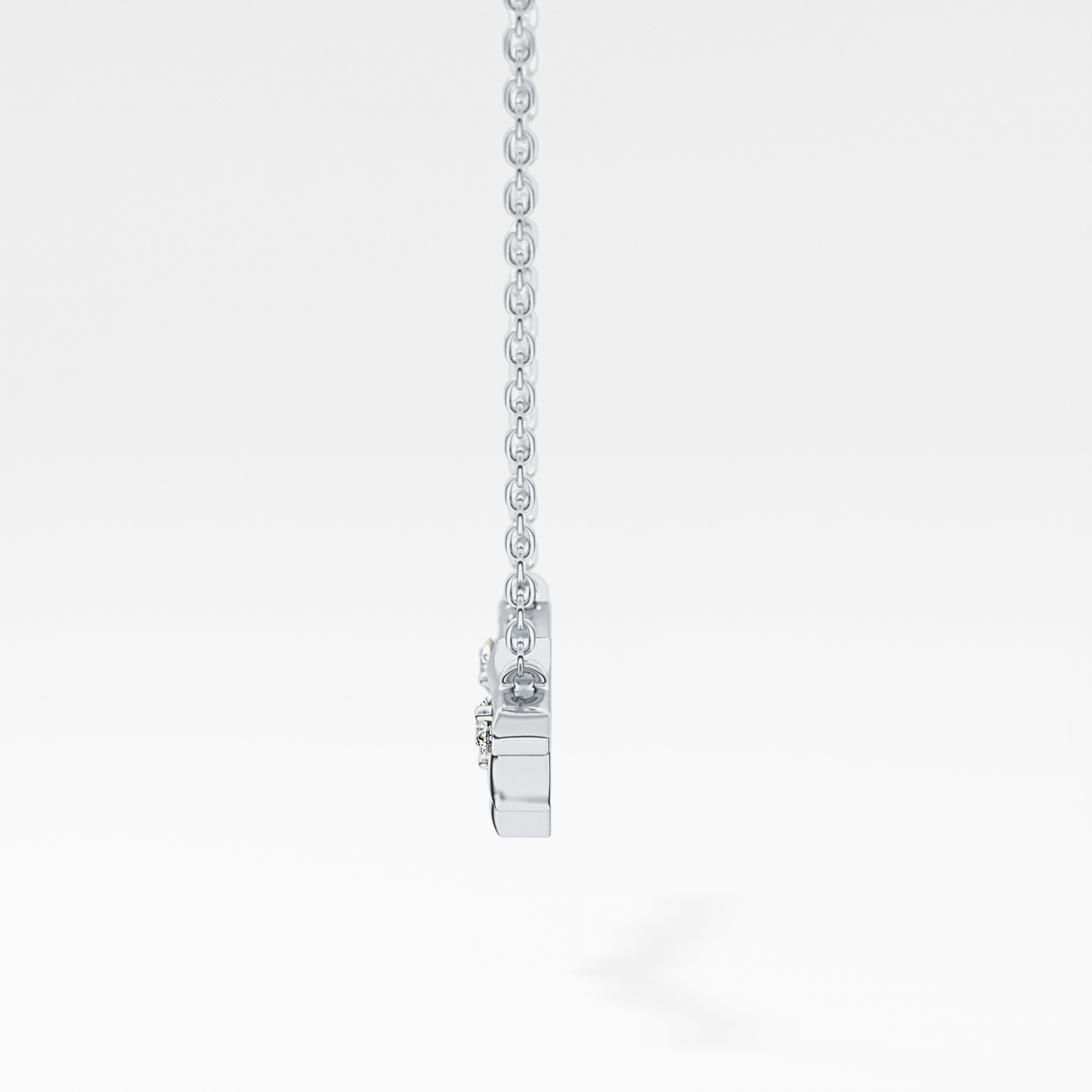 Classic 0.7 TCW Round Moissanite Diamond Pendant