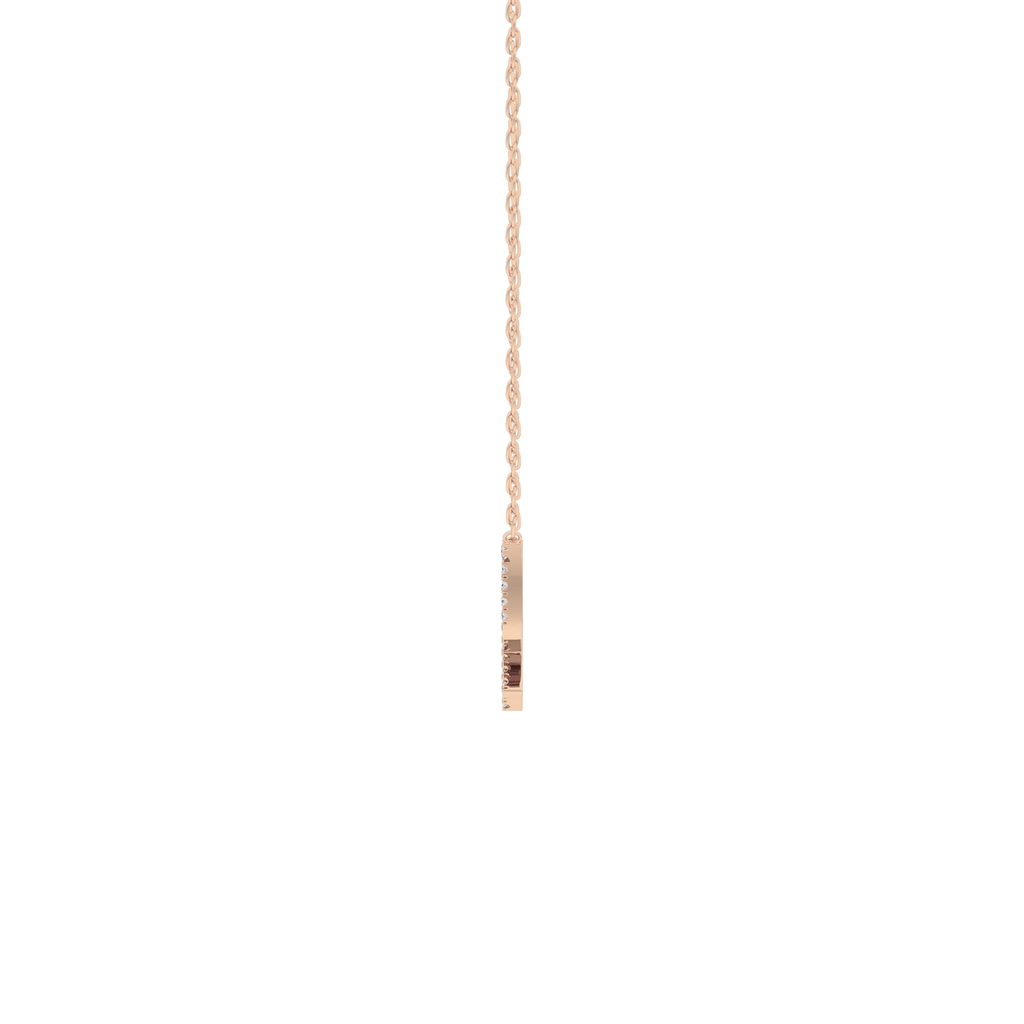 Classic 0.042 TCW Round Zodiac Sagittarius Shaped Moissanite Diamond Necklace