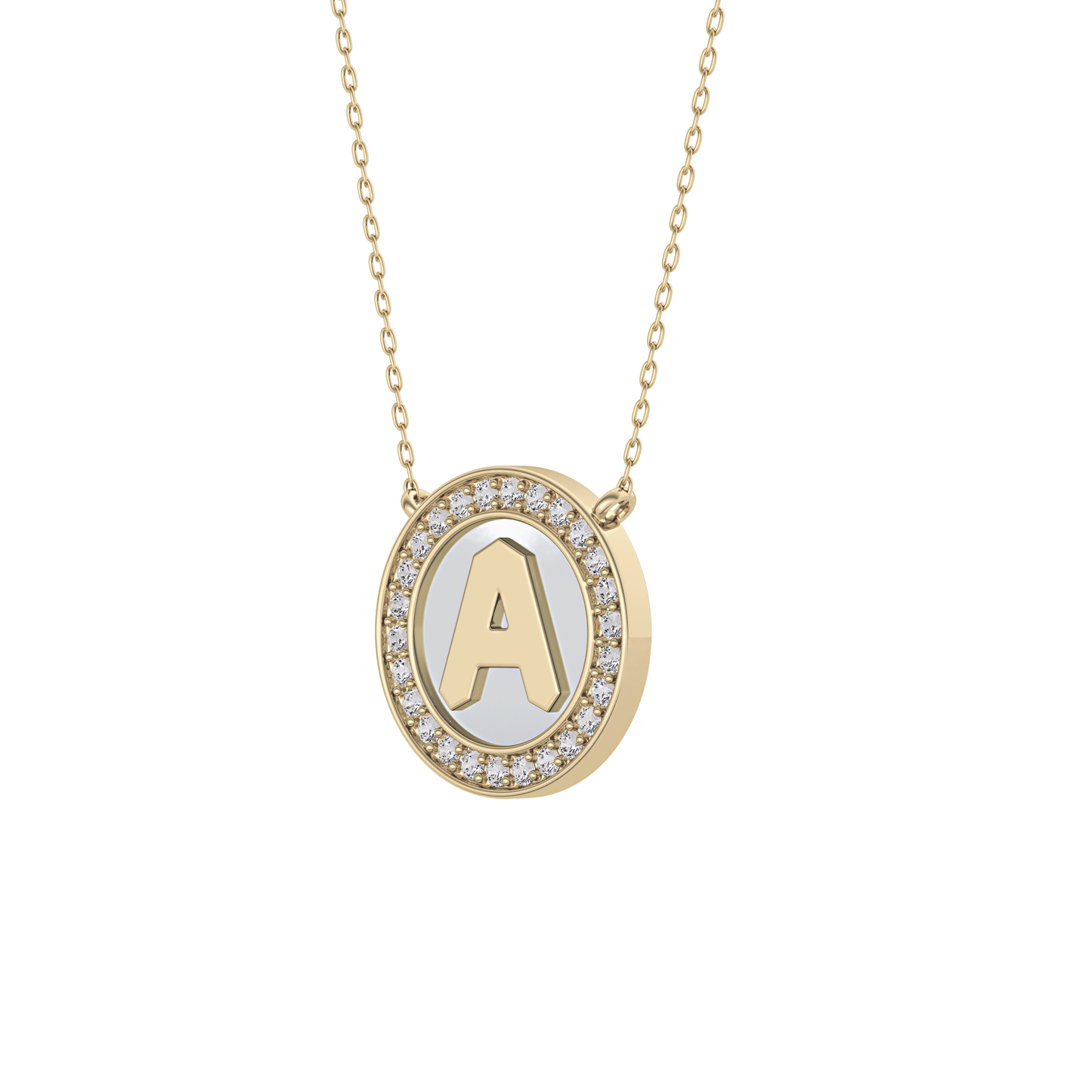 Classic 0.17 TCW Round Cut Moissanite Diamond Necklace