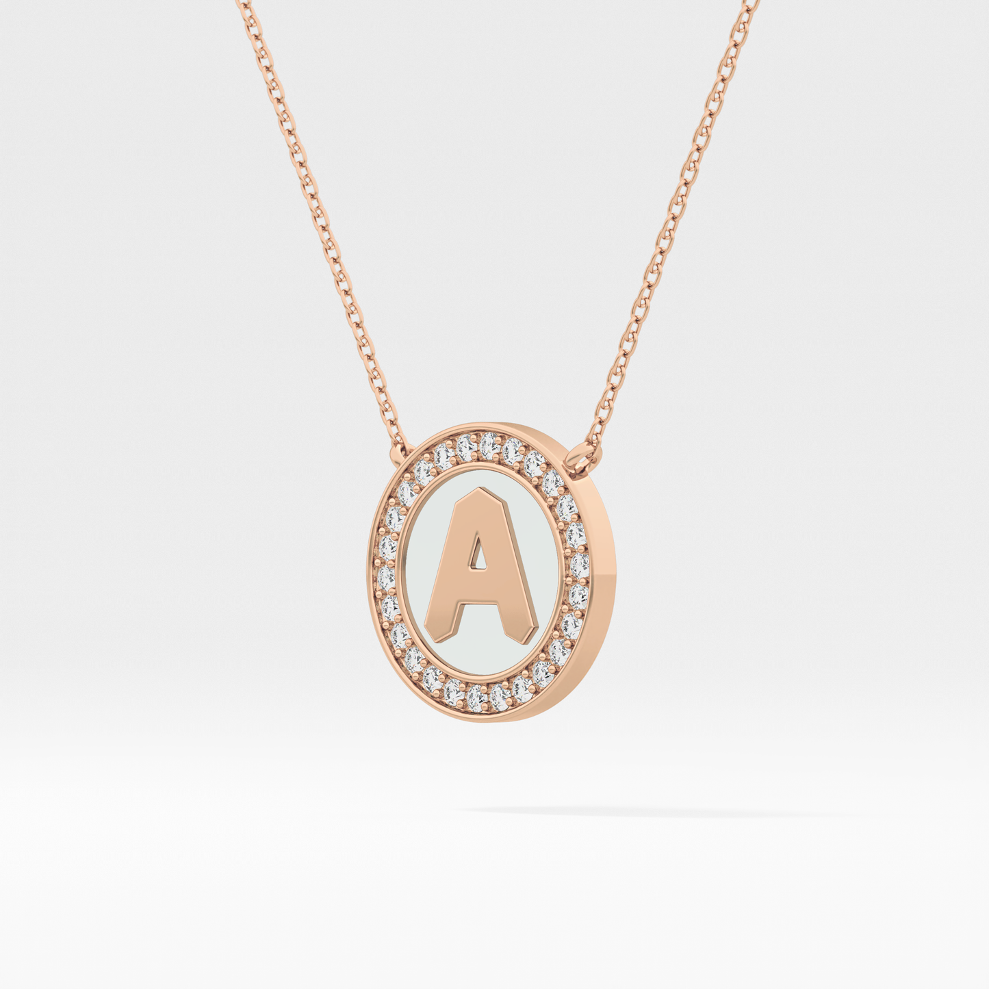 Classic 0.17 TCW Round Cut Moissanite Diamond Necklace