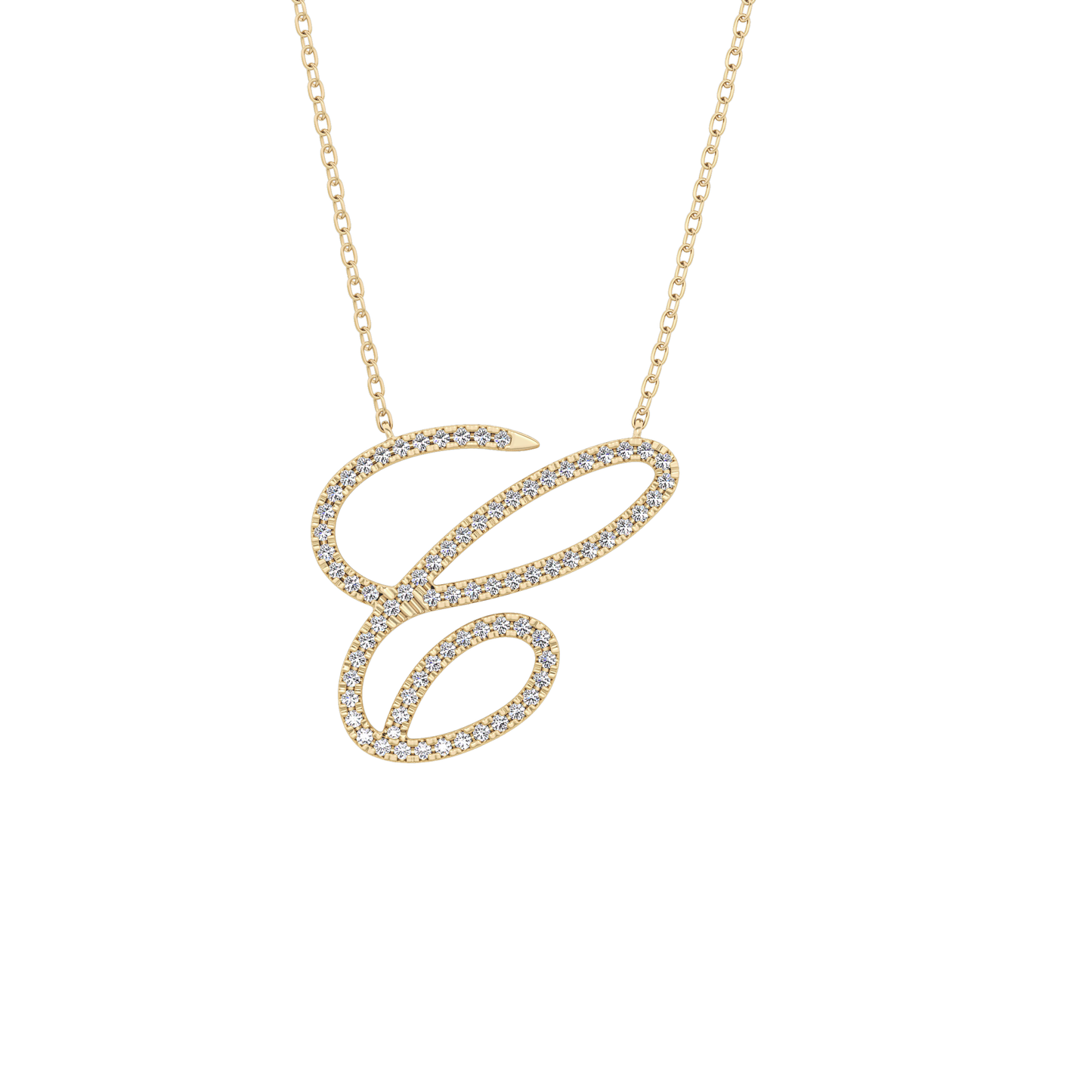 Classic 0.144 TCW Round Cut Moissanite Diamond Necklace