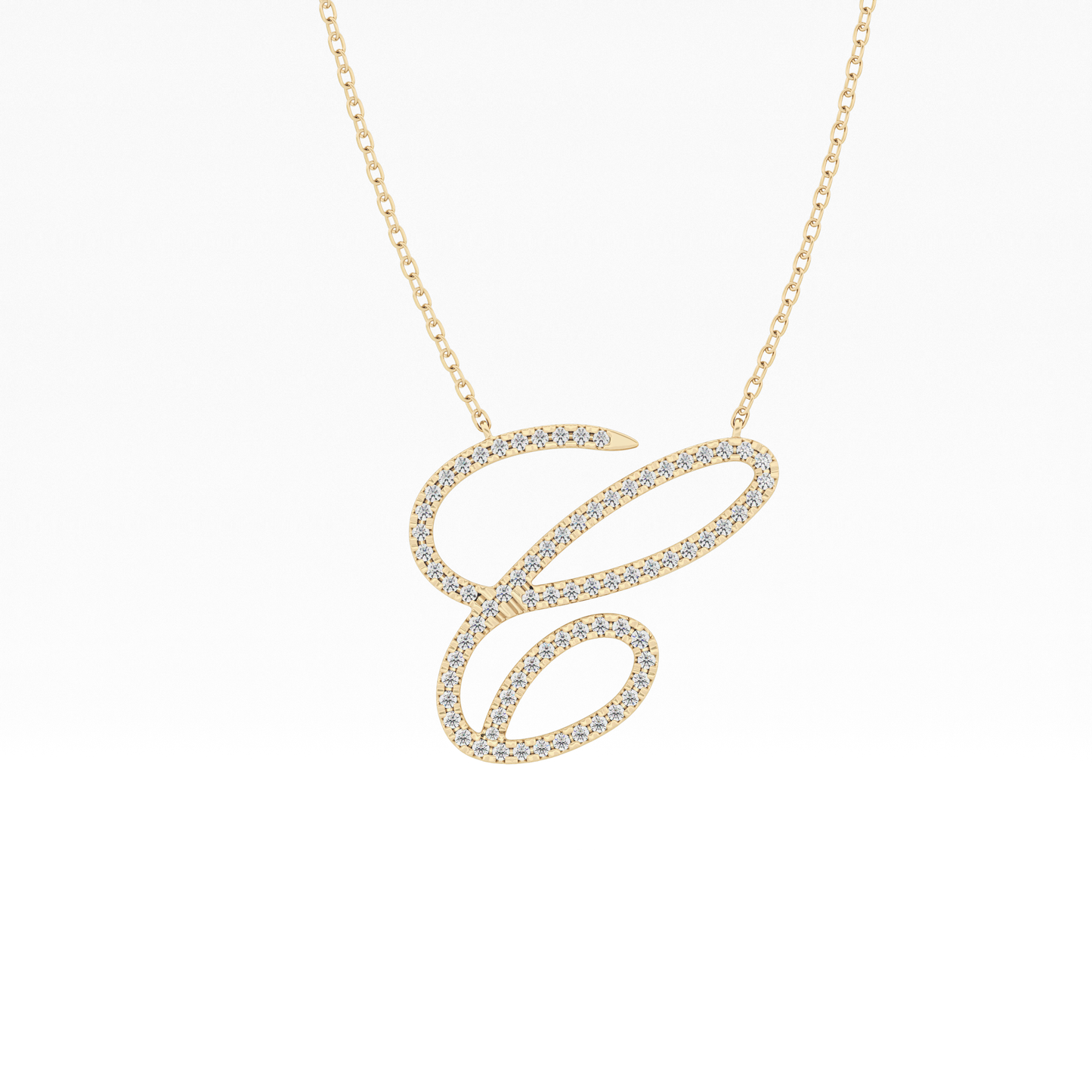 Classic 0.144 TCW Round Cut Moissanite Diamond Necklace