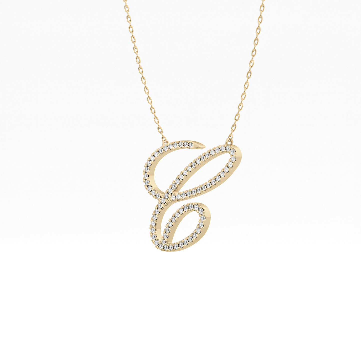 Classic 0.144 TCW Round Cut Moissanite Diamond Necklace
