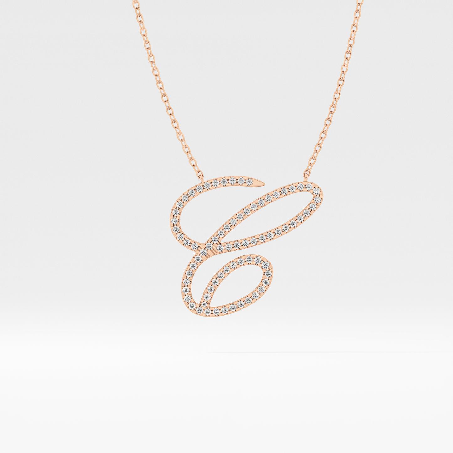 Classic 0.144 TCW Round Cut Moissanite Diamond Necklace