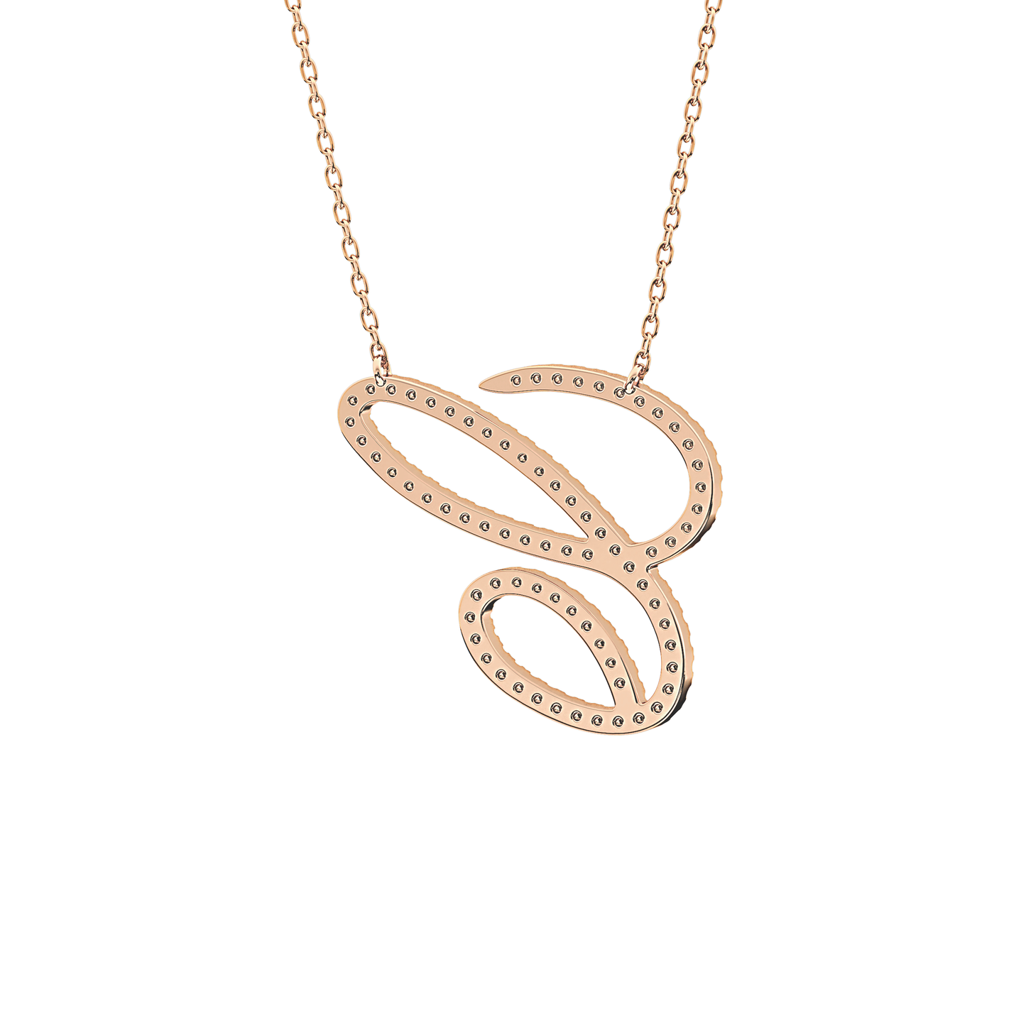 Classic 0.144 TCW Round Cut Moissanite Diamond Necklace