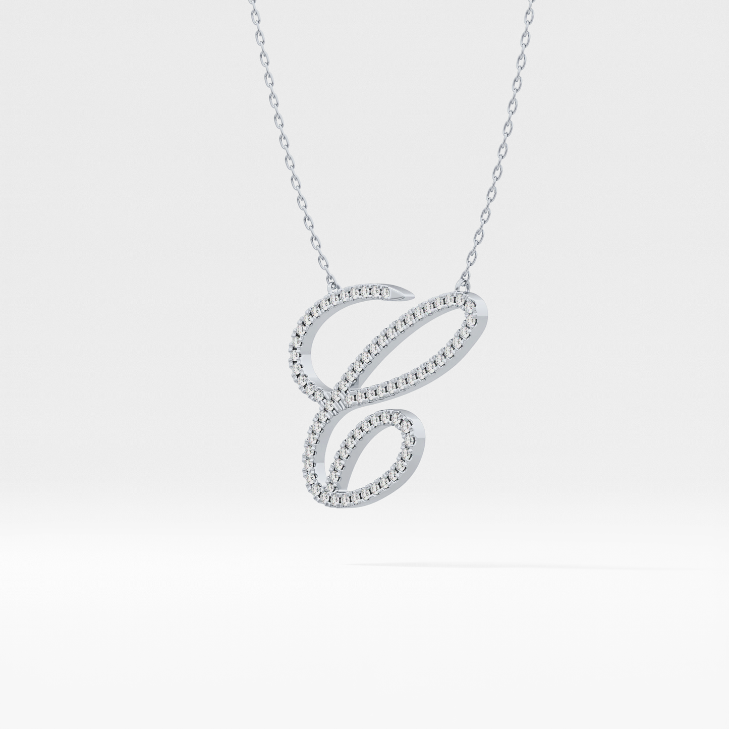 Classic 0.144 TCW Round Cut Moissanite Diamond Necklace