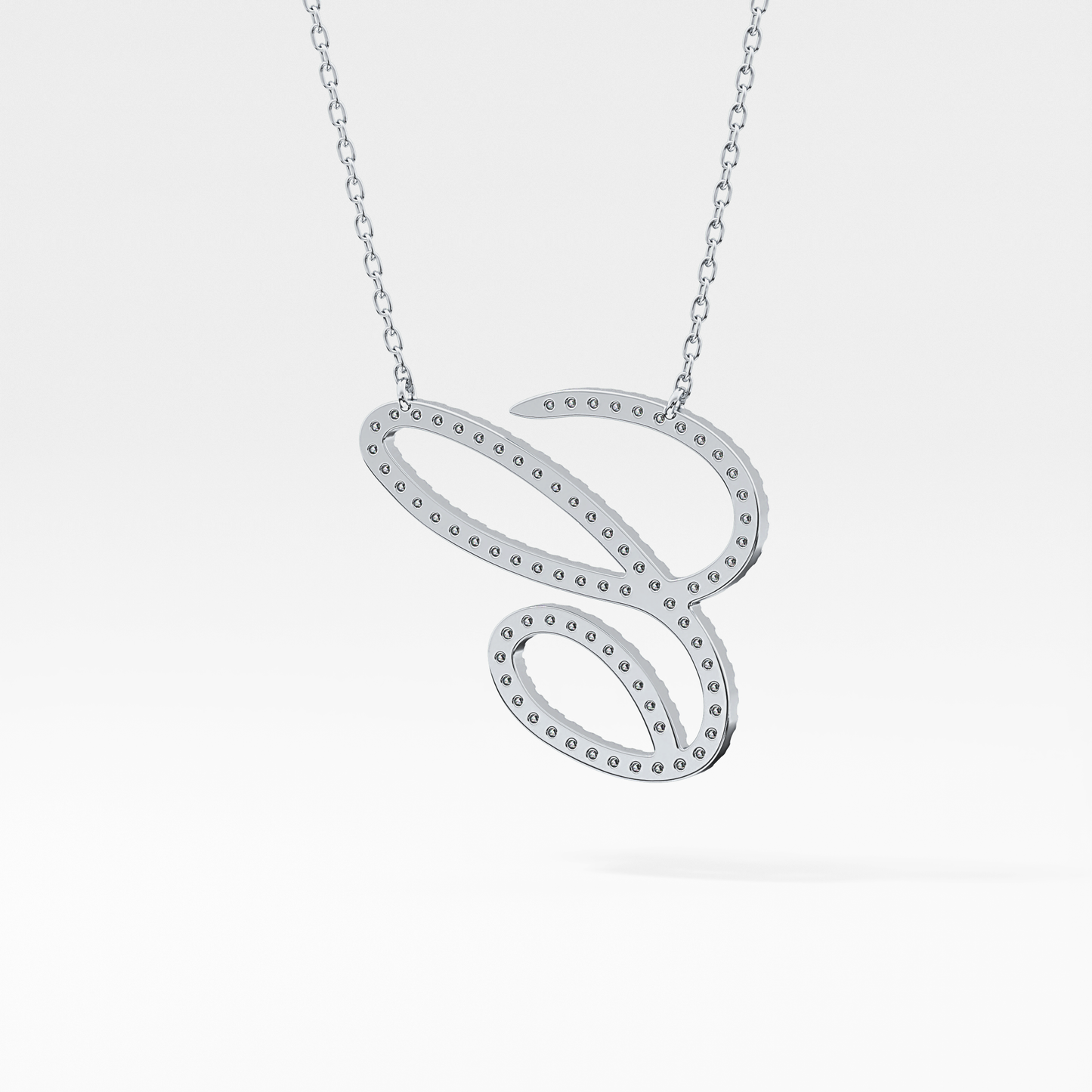 Classic 0.144 TCW Round Cut Moissanite Diamond Necklace