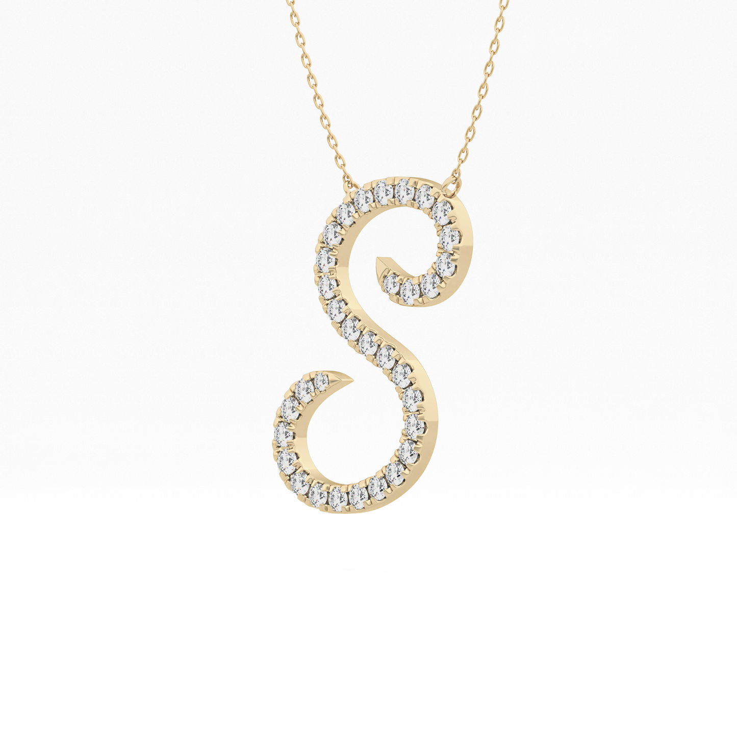 Classic 0.585 TCW Round Cut Moissanite Diamond Necklace