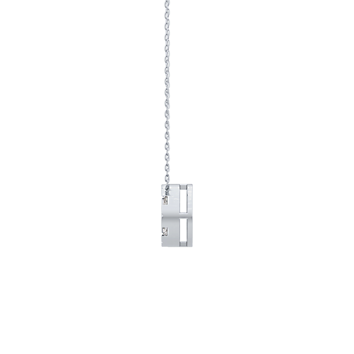 Classic 0.57 TCW Round Cut Moissanite Diamond Necklace