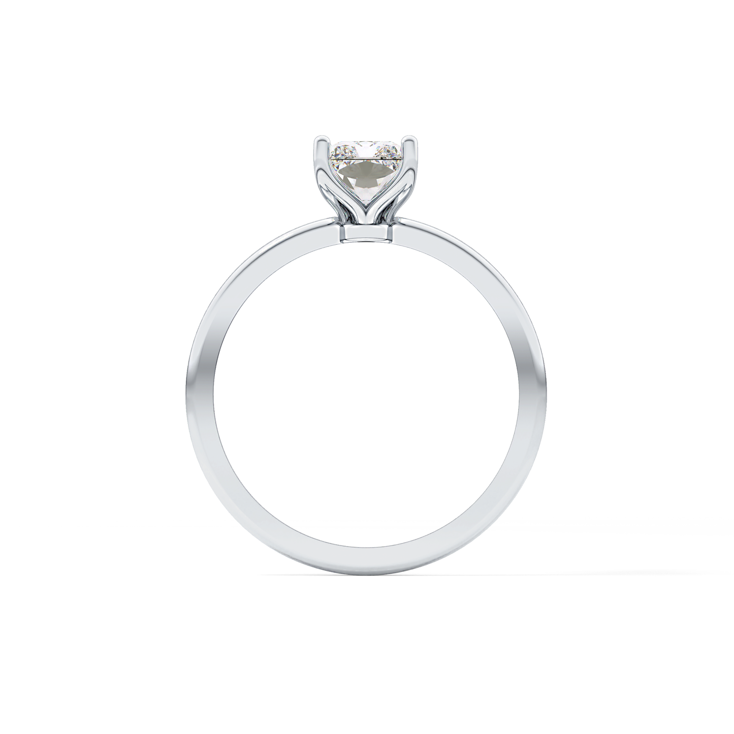 Radiant Cut 1.21 Carat Moissanite Ring – Solitaire Style in Gold