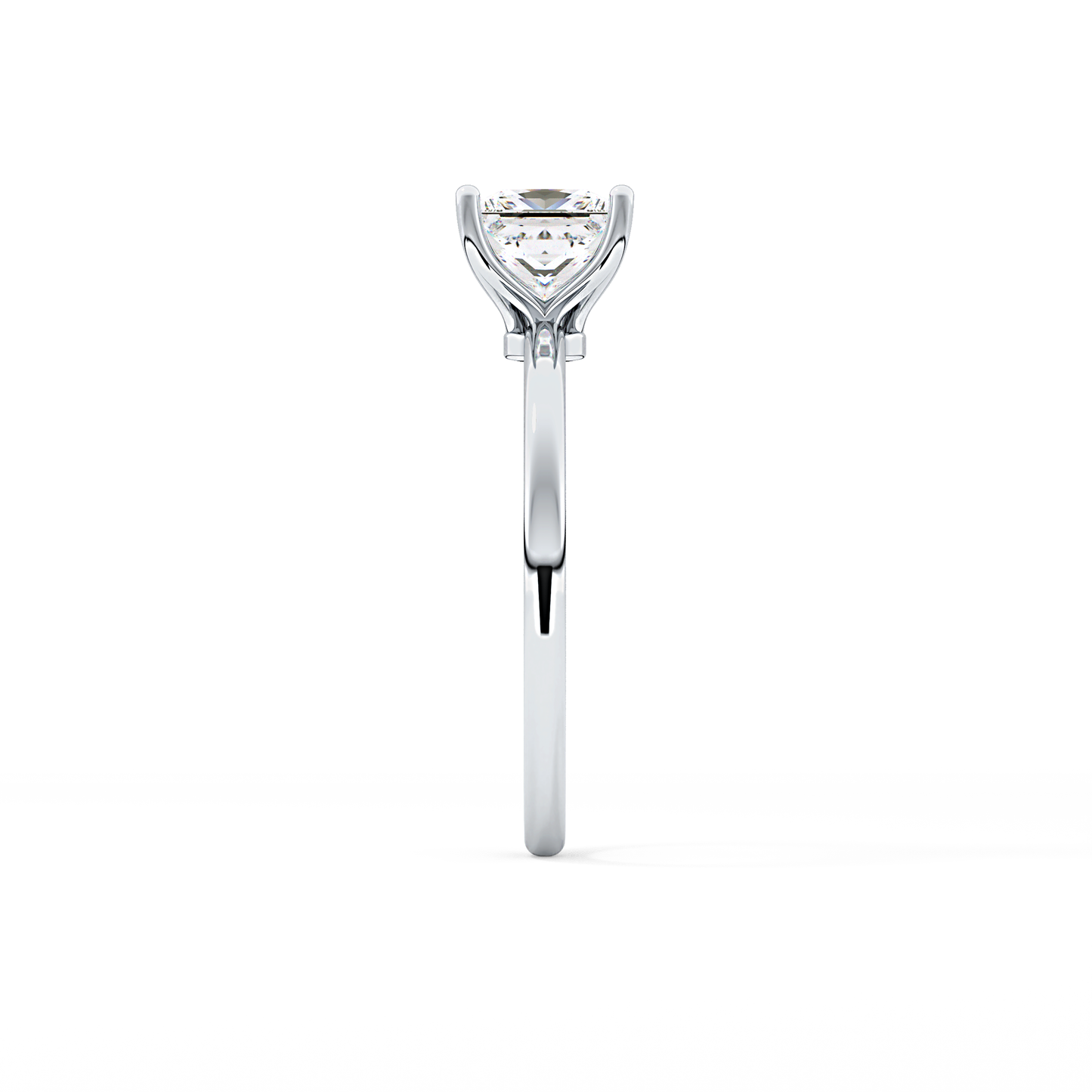 Princess Cut 1.04 Carat Moissanite Ring – Solitaire Style in Gold