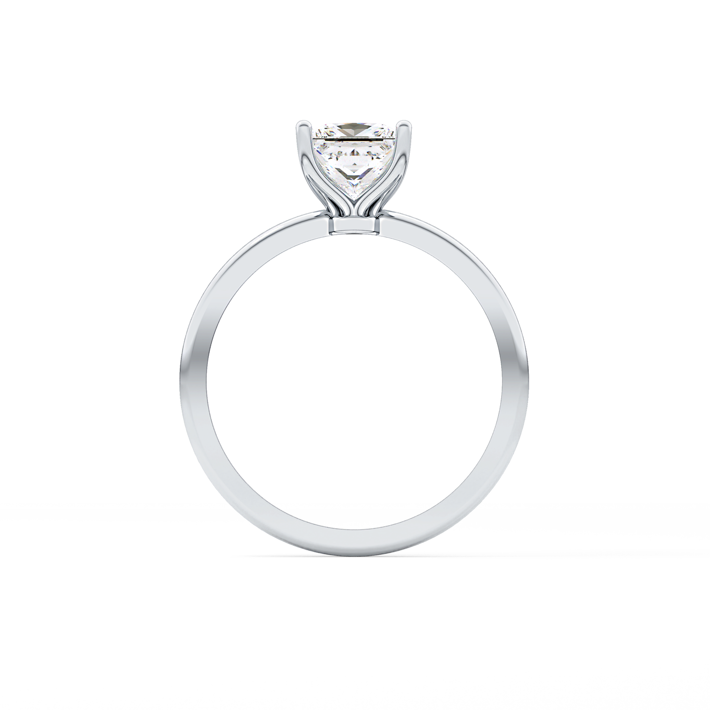 Princess Cut 1.04 Carat Moissanite Ring – Solitaire Style in Gold