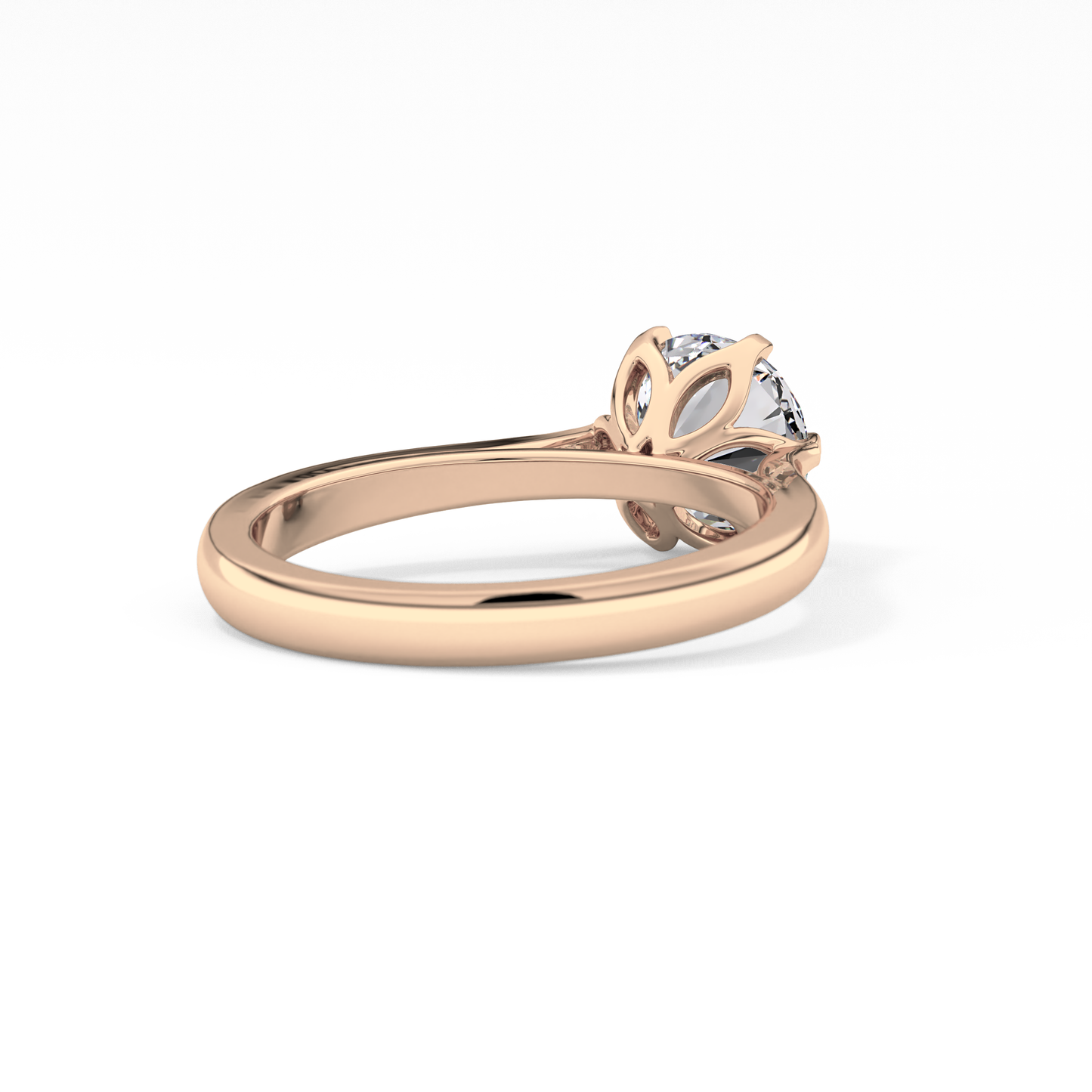 Round Cut 1.62 Carat Moissanite Ring – Solitaire Style in Gold
