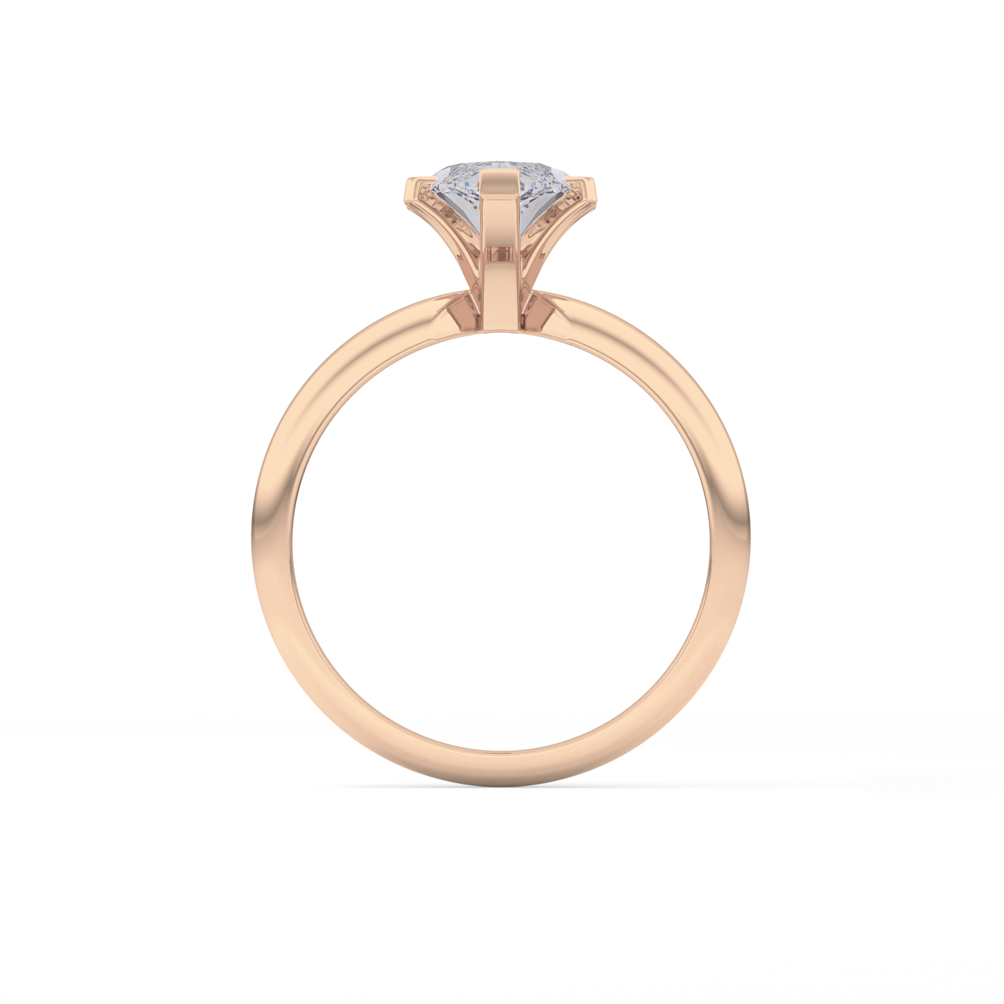 Marquise Cut 1.79 Carat Moissanite Ring – Solitaire Style in Gold