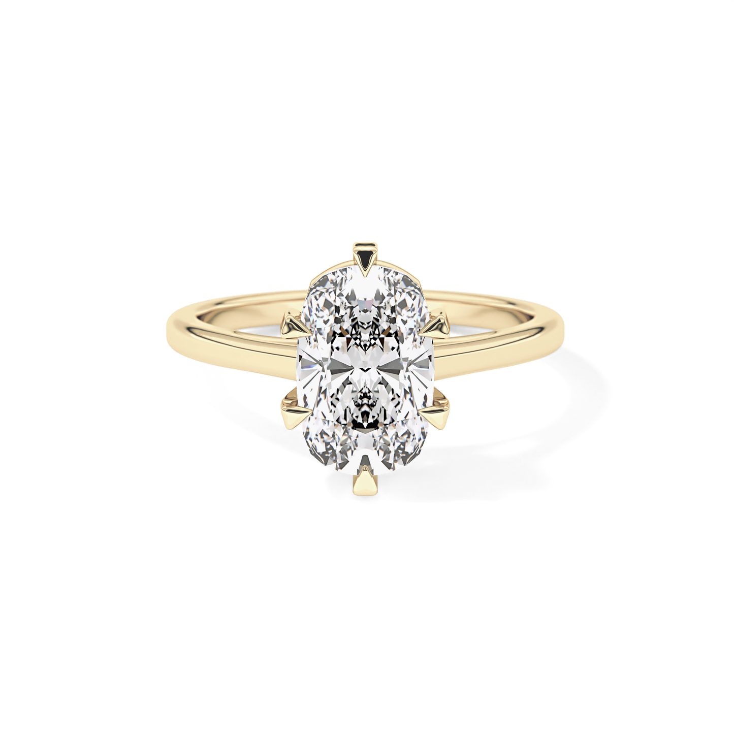 Cushion Cut 2.23 Carat Moissanite Ring – Solitaire Style in Gold