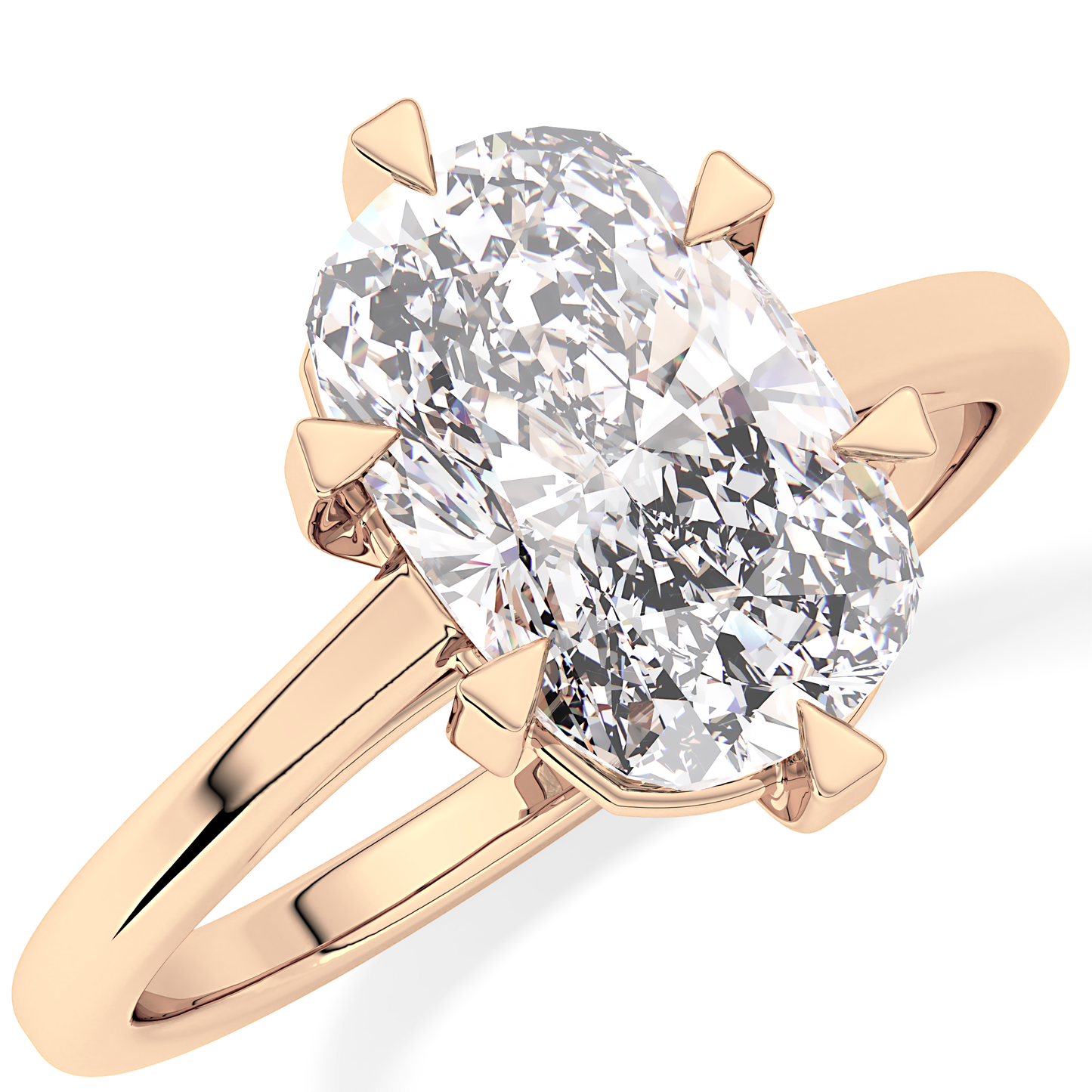 Cushion Cut 2.23 Carat Moissanite Ring – Solitaire Style in Gold