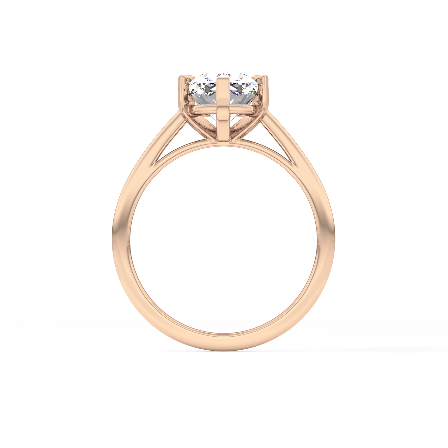 Cushion Cut 2.23 Carat Moissanite Ring – Solitaire Style in Gold
