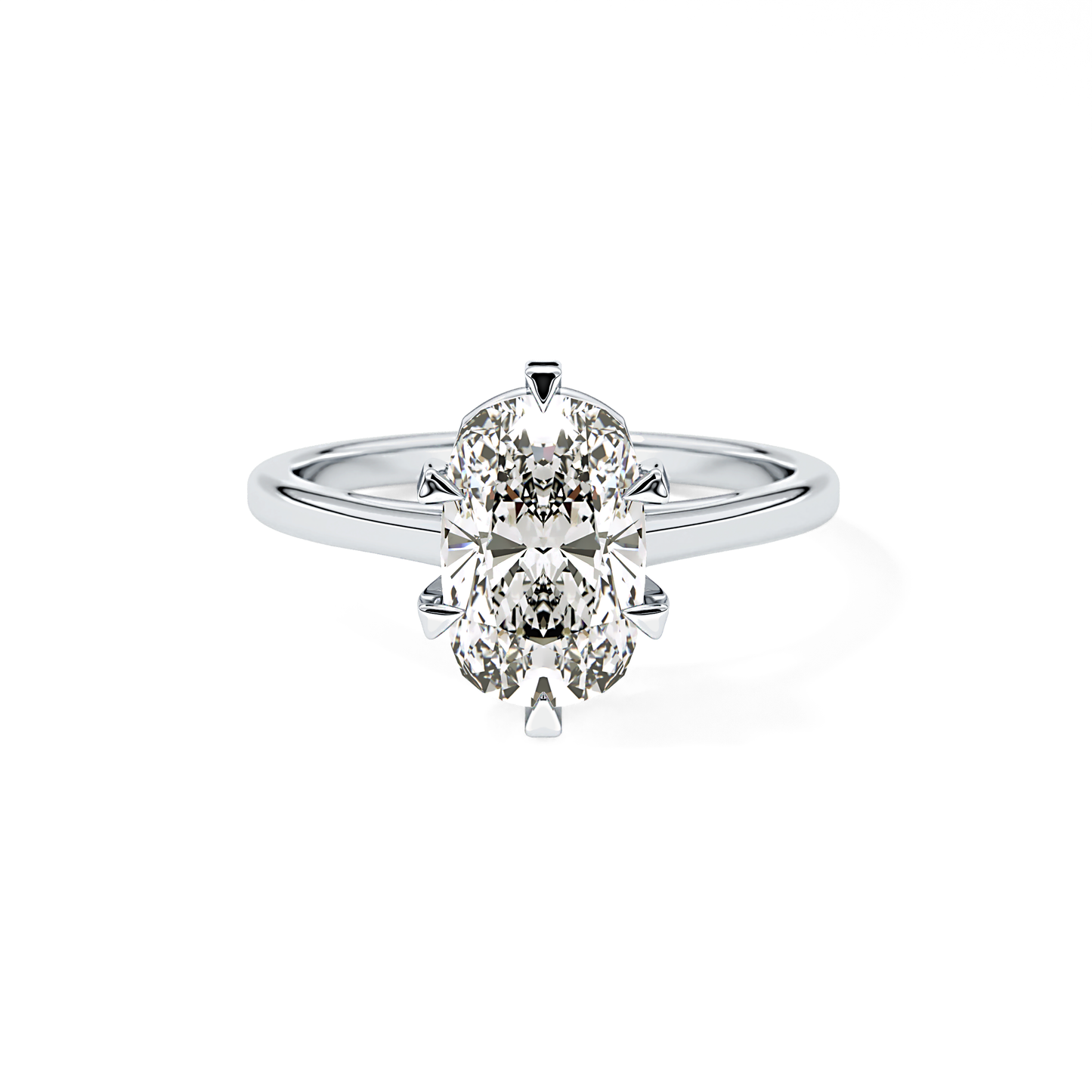 Cushion Cut 2.23 Carat Moissanite Ring – Solitaire Style in Gold
