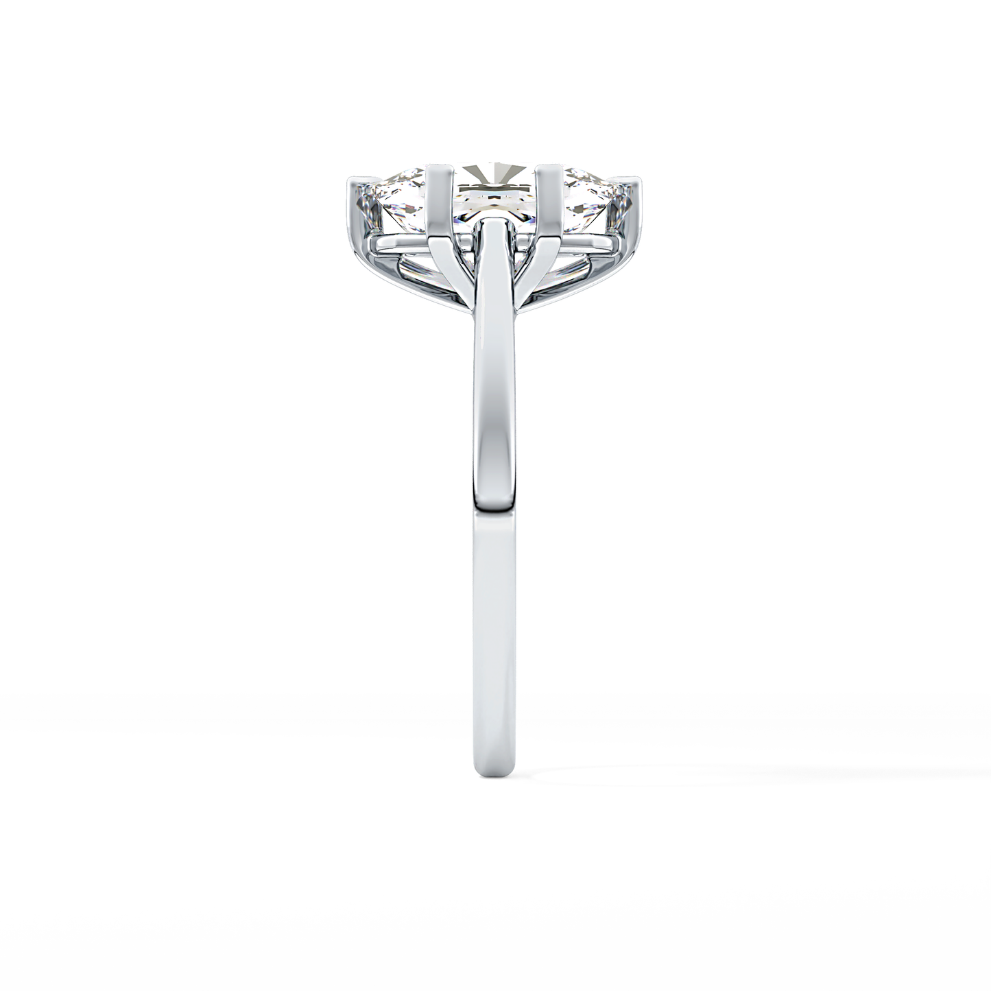 Cushion Cut 2.23 Carat Moissanite Ring – Solitaire Style in Gold
