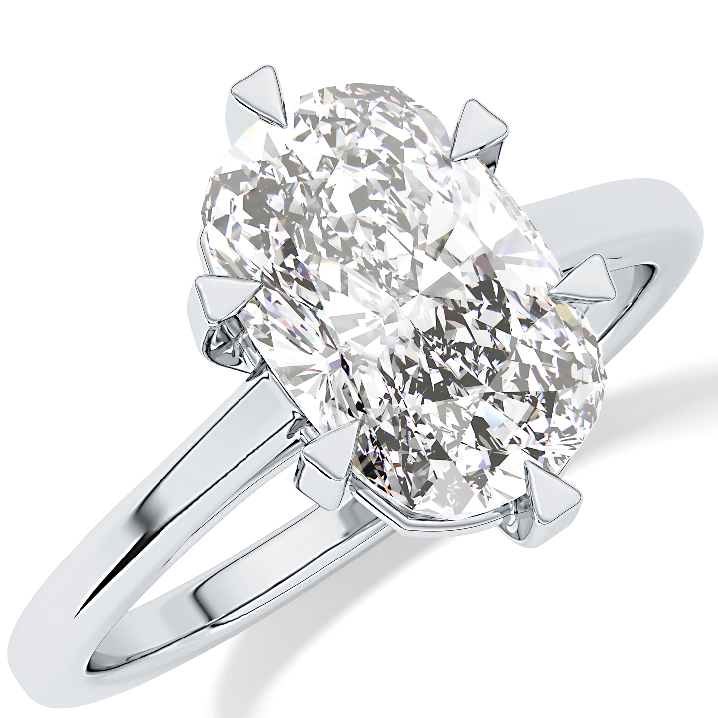 Cushion Cut 2.23 Carat Moissanite Ring – Solitaire Style in Gold