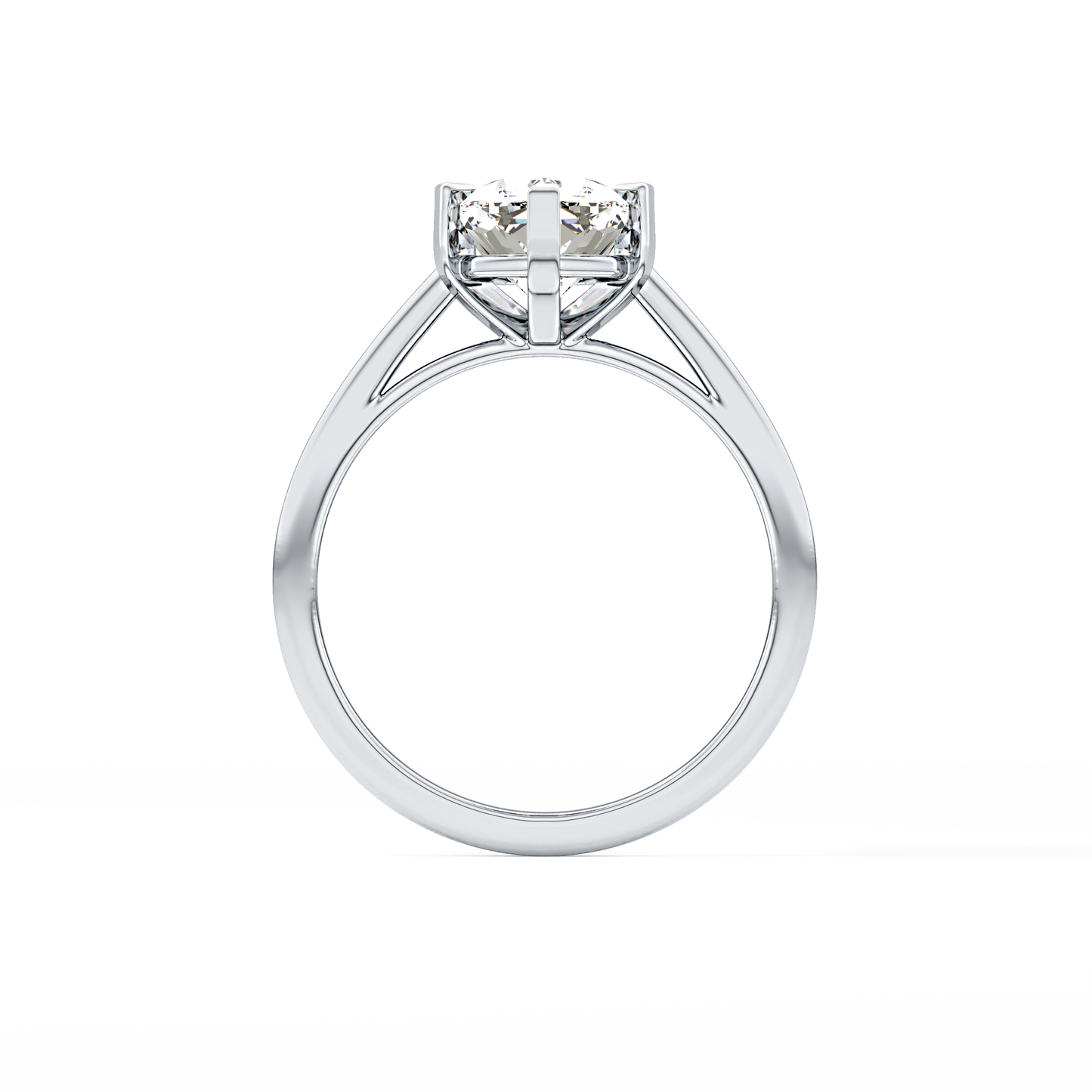Cushion Cut 2.23 Carat Moissanite Ring – Solitaire Style in Gold