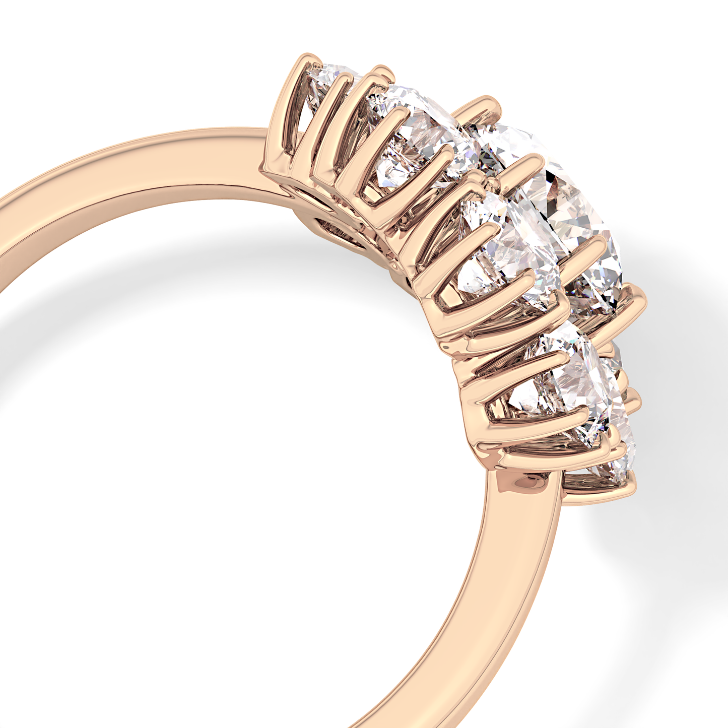 Round Cut 1.34 Carat Moissanite Ring – Halo Setting in Gold