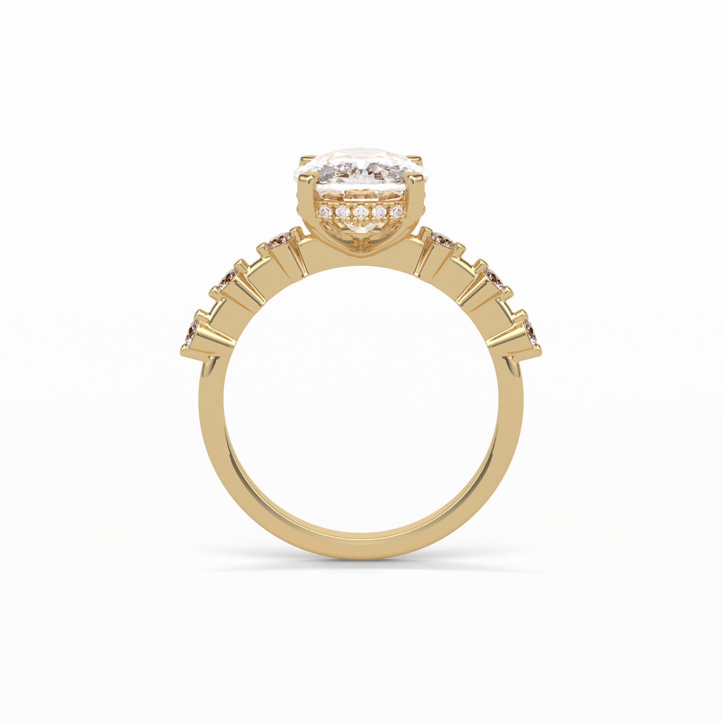 4.0 CT Cushion Cut Dainty Style Moissanite Engagement Ring 13