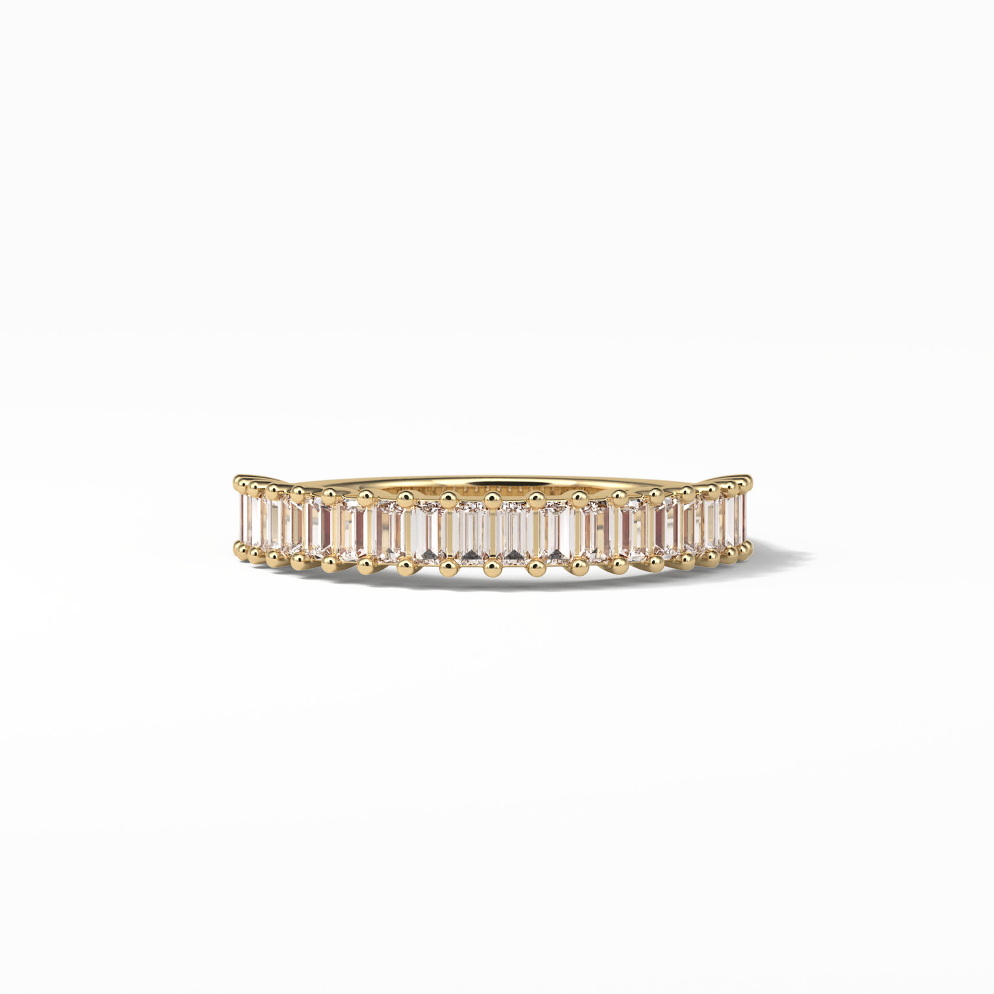 0.5 TCW Baguette Shaped Wedding Band