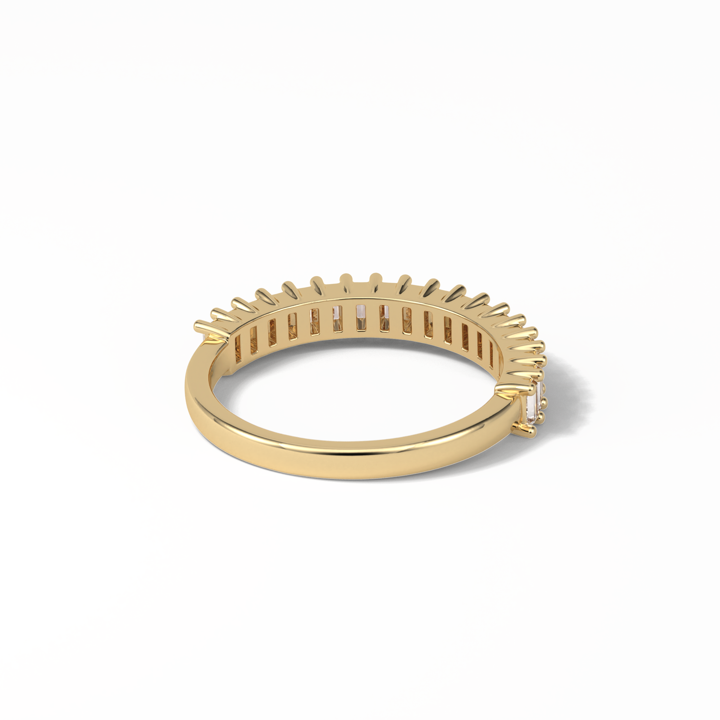 0.5 TCW Baguette Shaped Wedding Band