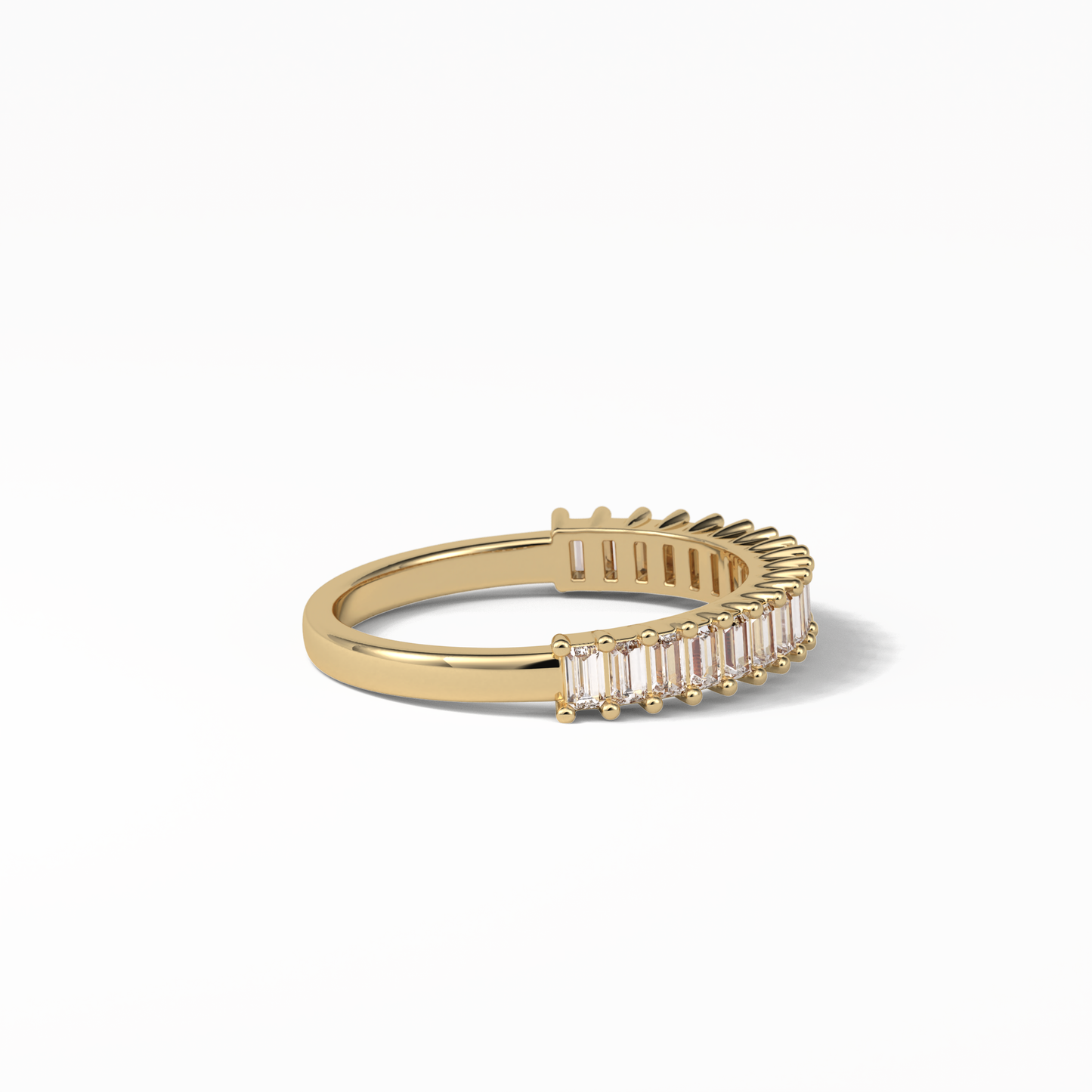 0.5 TCW Baguette Shaped Wedding Band